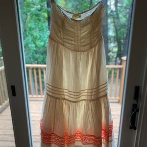 Free People Strapless Dress; Size M